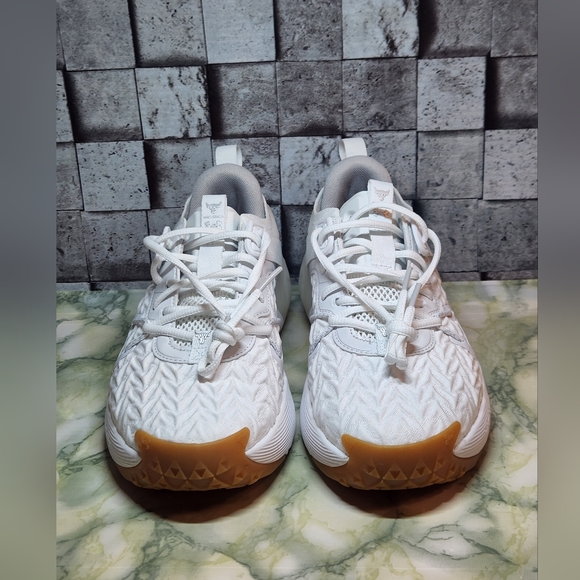 Under Armour Project Rock 6 UA White Training Shoes Size 8.5 - Picture 4 of 9